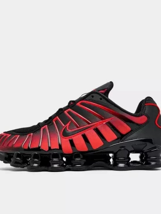 Men\'s Nike Shox TL Casual Shoes - Deadpool Black/University Red IF6202-001 main image 6